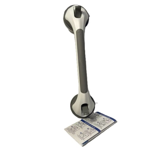 One Shower Grab Bar w/Suction Cups 16” Handle, Easily Removable New No Packaging - Picture 1 of 10